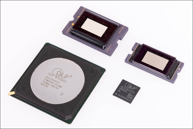 DLP controller chip compare slider