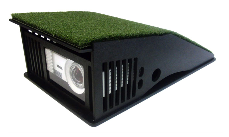 GolfSim floor projector enclosure 800